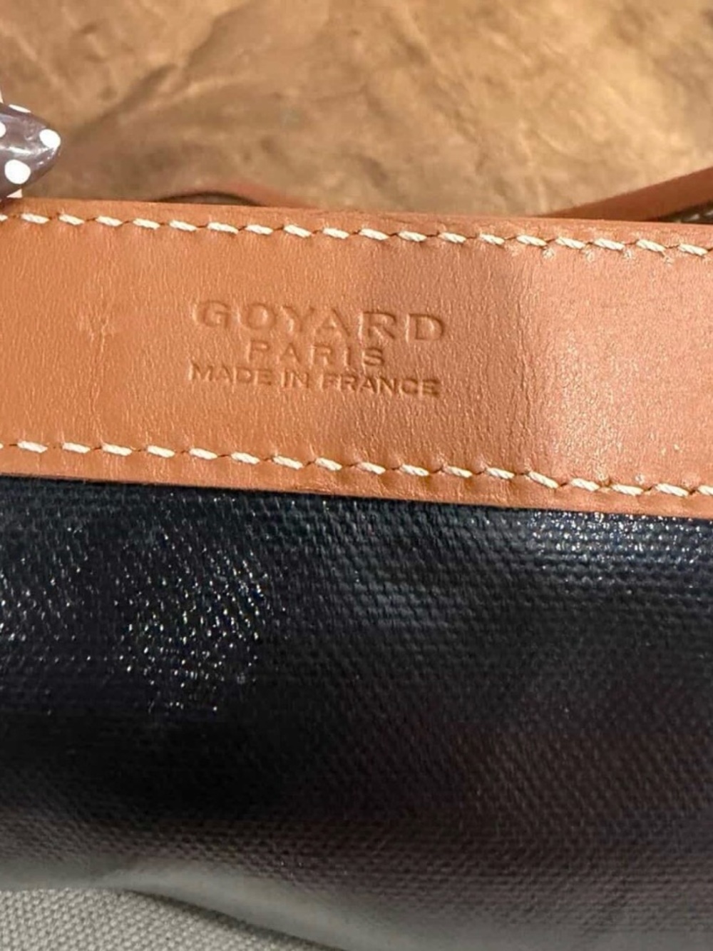 Goyard Bellechasse PM Biaude Tote Black/Tan - Picture 9 of 10